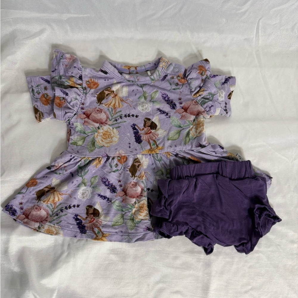 Floral Lavender Kids Matching Set